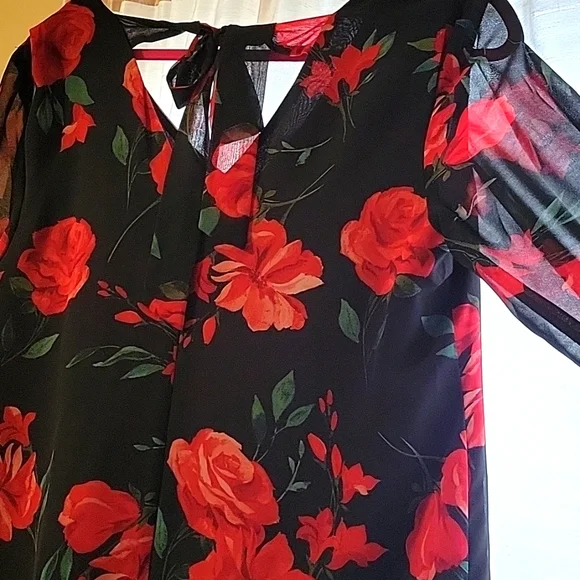 Nine West floral dress, L - Picture 3 of 4